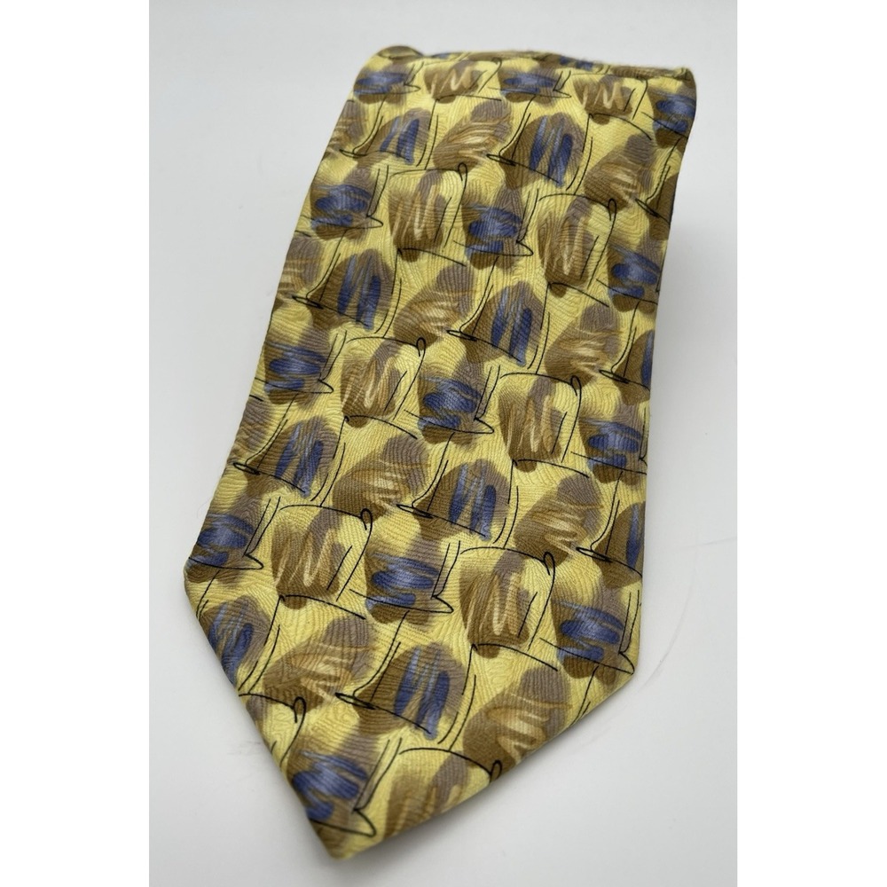 J GARCIA Mens Silk Tie Collection Forty Three Scold 2006 Geometric Art 4"x60"